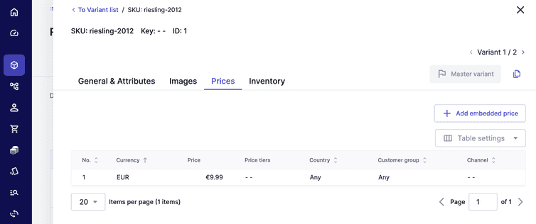 Image Product Prices Riesling 2012